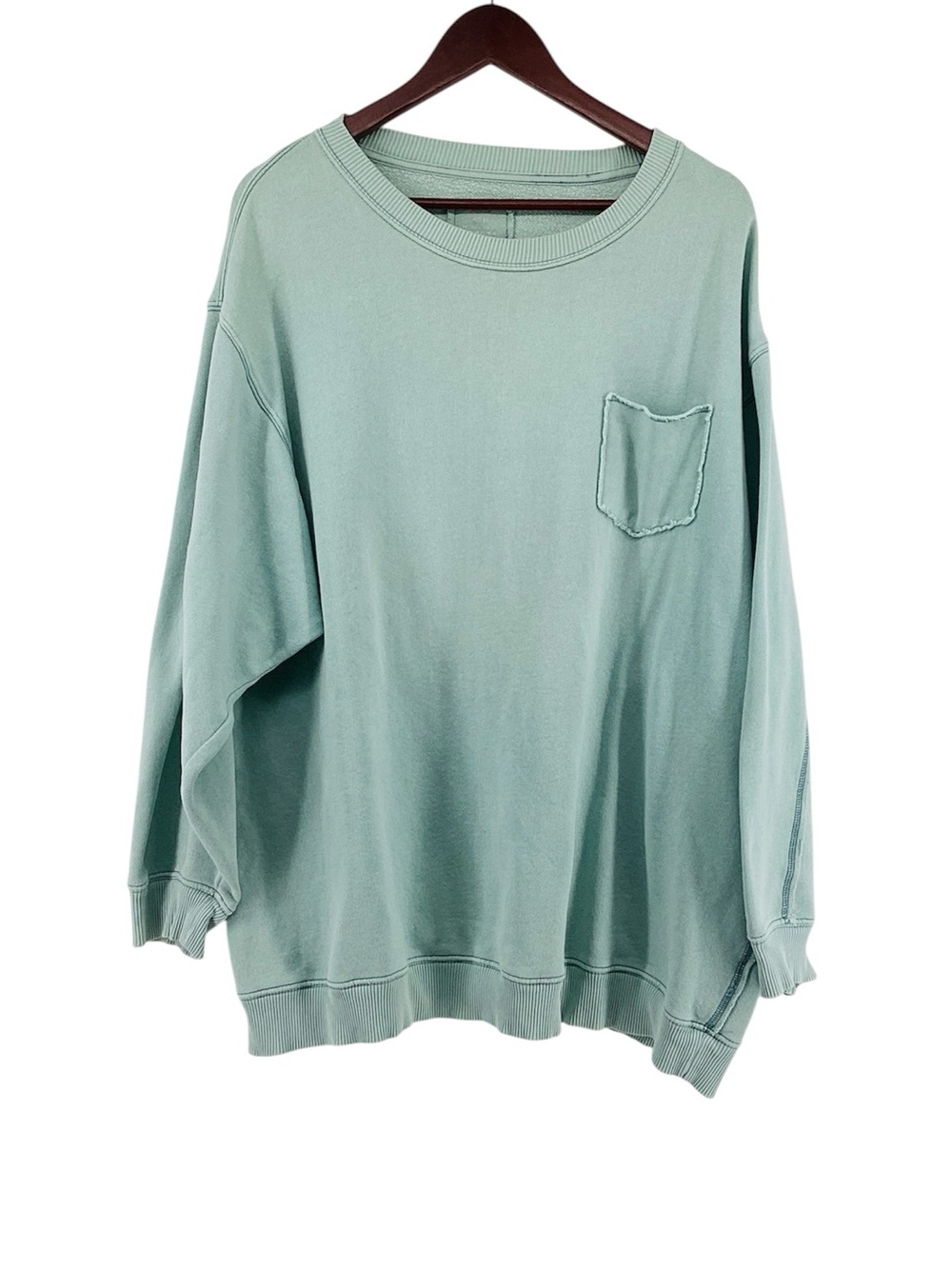 🐷 Aerie Oversized Crewneck Sweatshirt, Size XL
